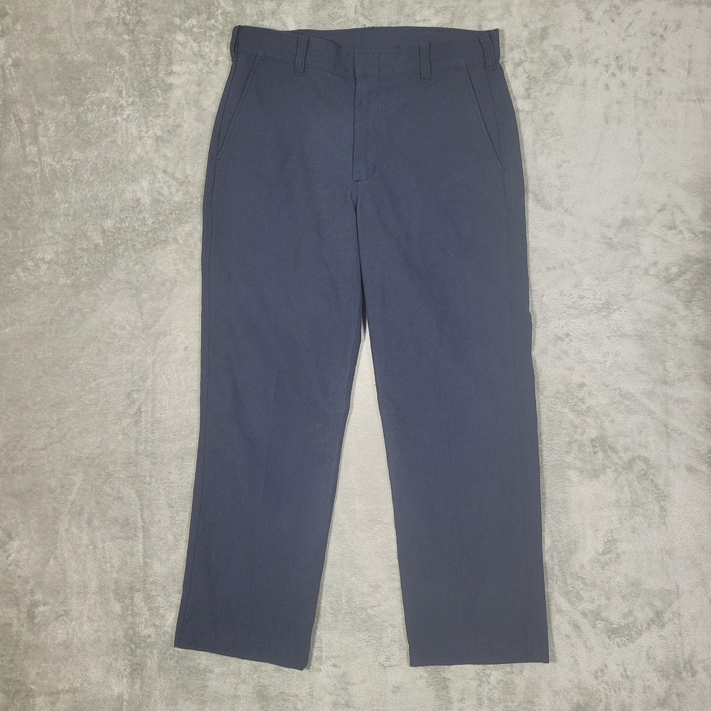 Elbeco Transcon FR Pants Mens 32 Navy Blue Flame Resistant Nomex IIIA Workwear